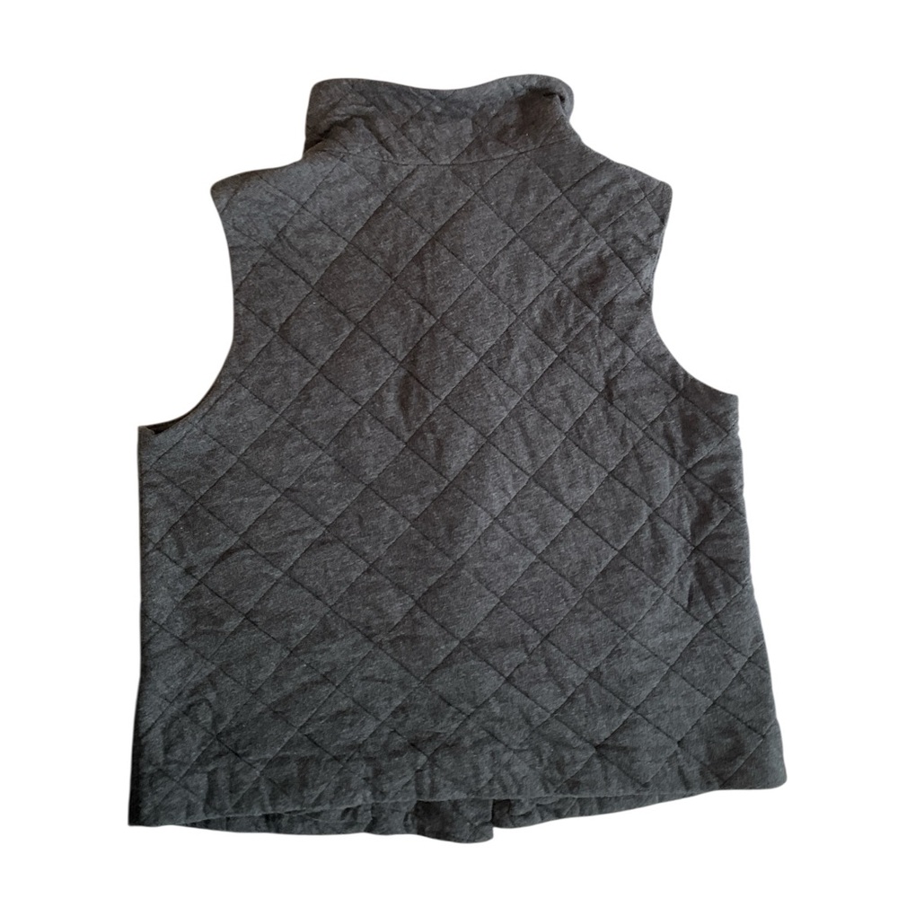 EILEEN FISHER Quilted Cotton Knit Vest - Picture 3 of 6